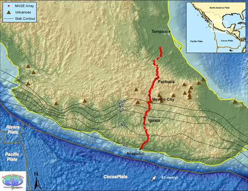 MASE seimomoeter map